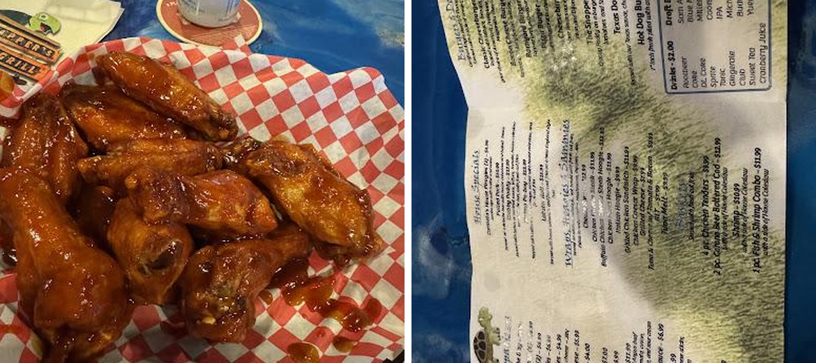 Snapper's Bar and Grill Menu